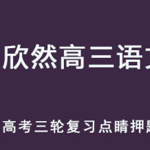 XXR 2025高考高三語文三輪點睛押題班百度網盤下載