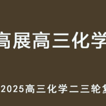 GZ 2025高三化學 二三輪復習寒假班+春季班+點睛班網課教程百度網盤下載
