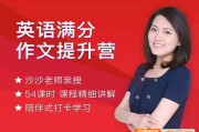 課程:沙沙老師《中考/高考英語(yǔ)滿分作文提升營(yíng) 》高效英語(yǔ)寫作技巧
